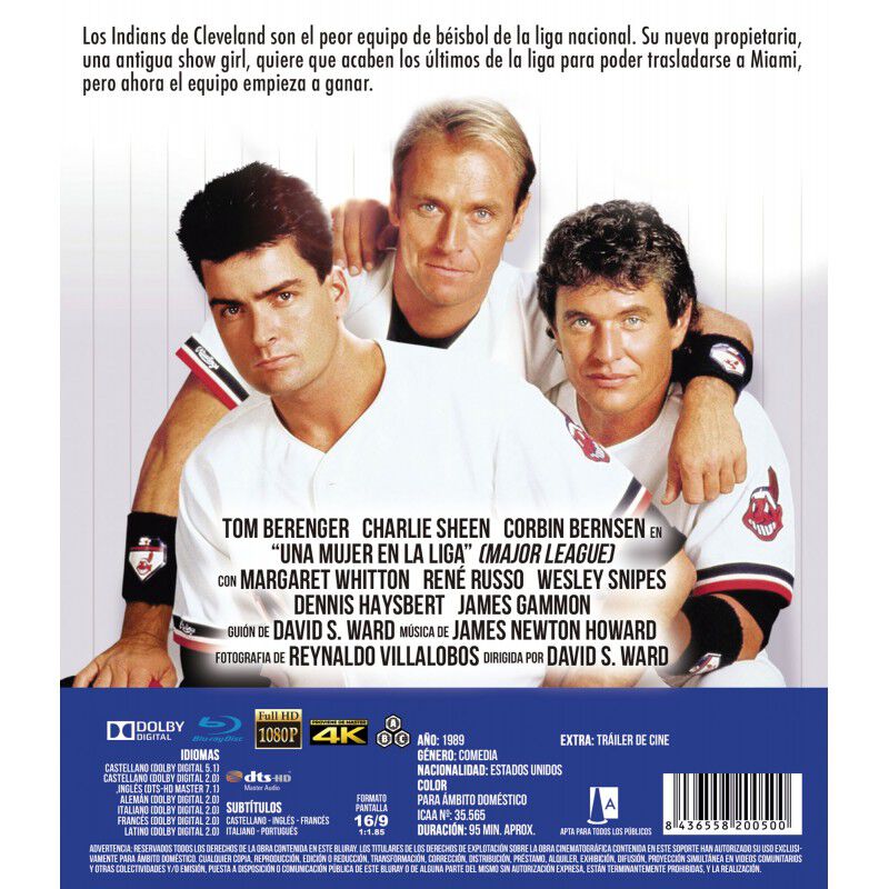 Una Mujer En La Liga [blu-ray ] (1989) Major Le... image number null