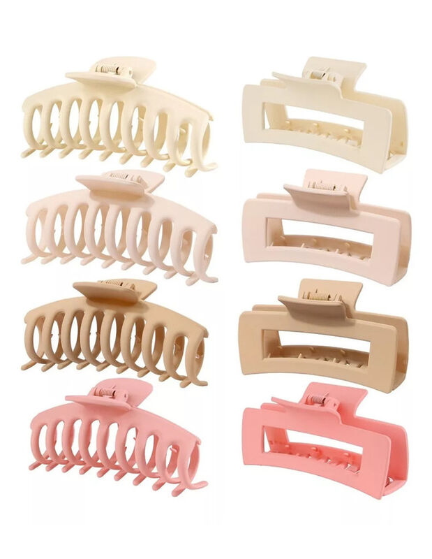 Pinzas Para Cabello Rosas Pink Brule image number null