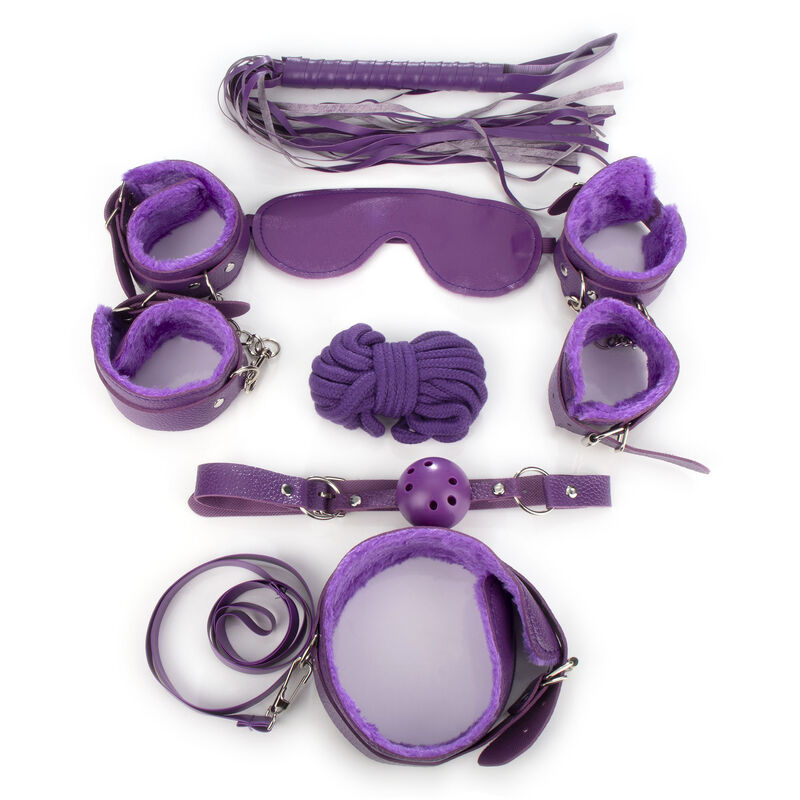 KIT SAVAGE TUTIFRUTI COLOR MORADO BDSM image number null