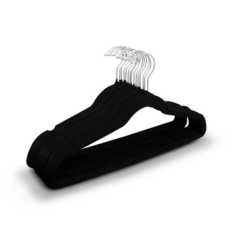 50 Ganchos De Terciopelo Para Ropa image number null