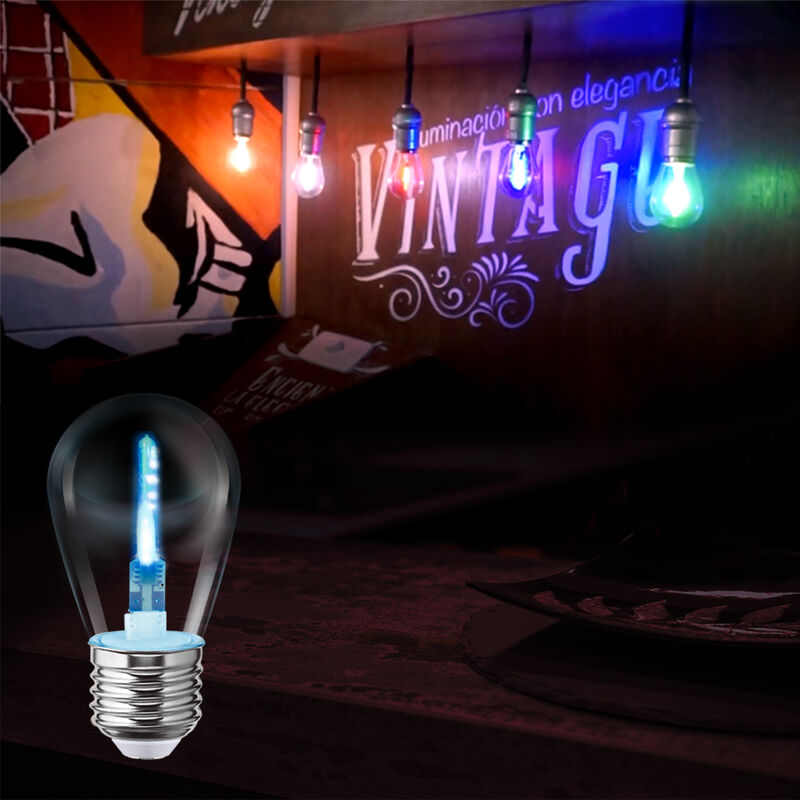 Pack de 10 focos LED Aksi 1W S14 Estela de Luz ... image number null