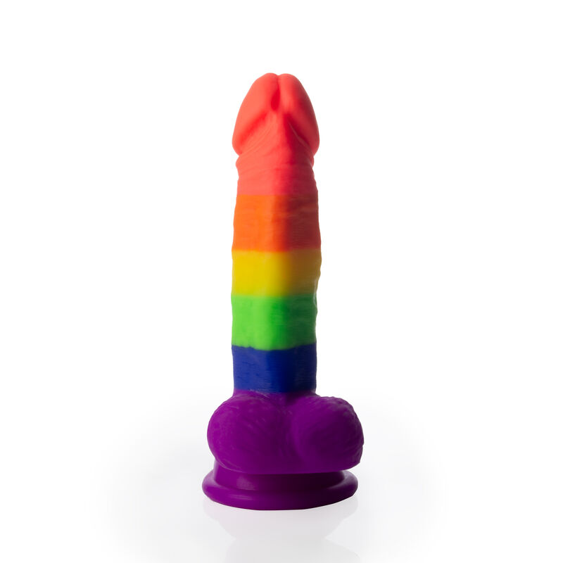 DILDO DLD MULTICOLOR TUTIFRUTI 20 CM MULTICOLOR... image number null