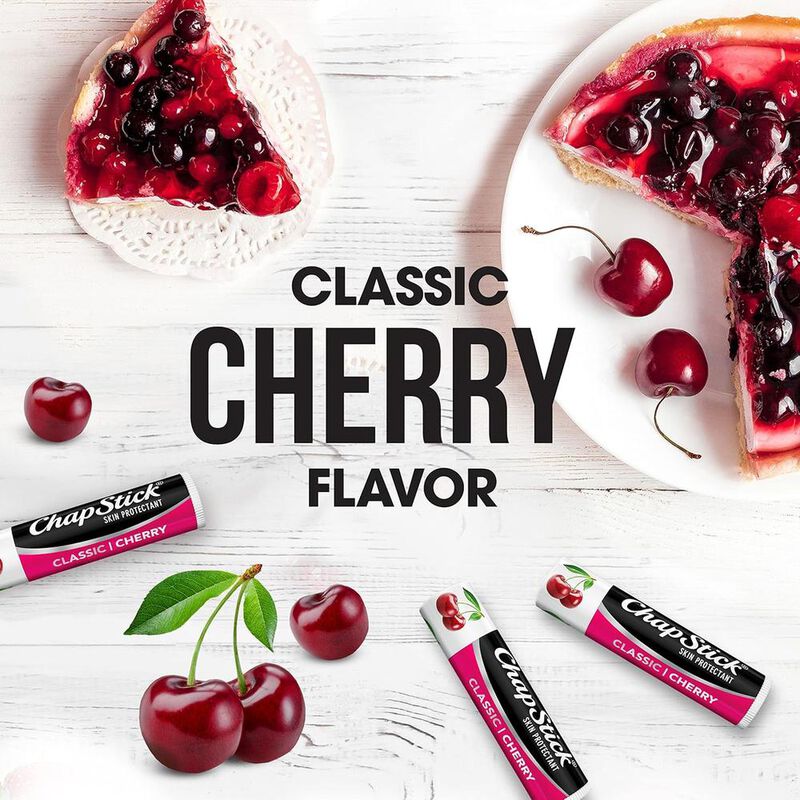 Classic Cherry B&aacute;lsamo Labial, Chapstick, 3 Tub... image number null