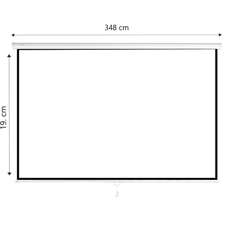 Pantalla para Proyector Manual 150' Blackout 16... image number null