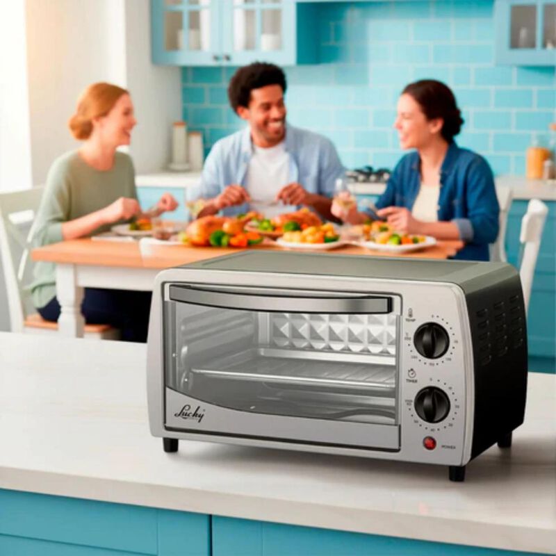 Horno El&eacute;ctrico Lucky K&uuml;ki Negro 10 Litros image number null