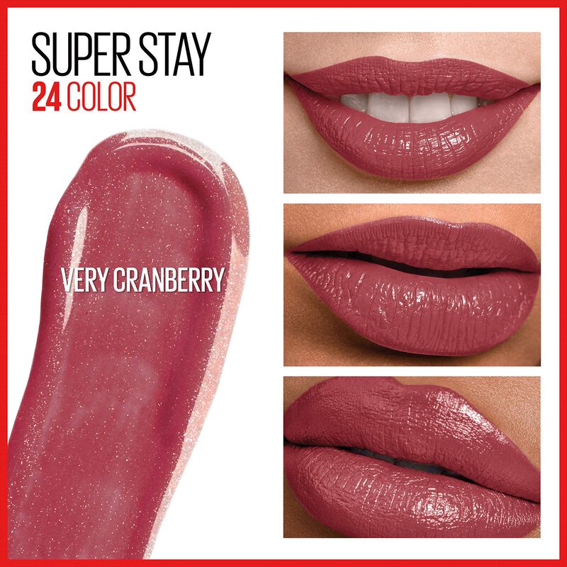 L&aacute;piz Labial L&iacute;quido Maybelline Super Stay 24 V... image number null