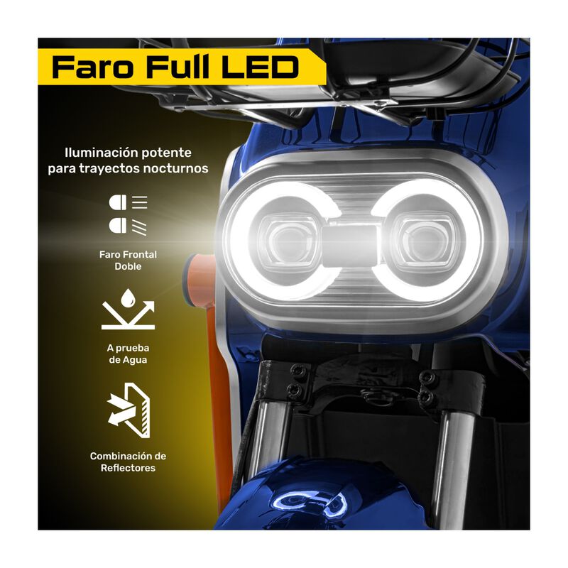 Bicicleta Bicimoto El&eacute;ctrica 800w 60v 50km/h Lu... image number null