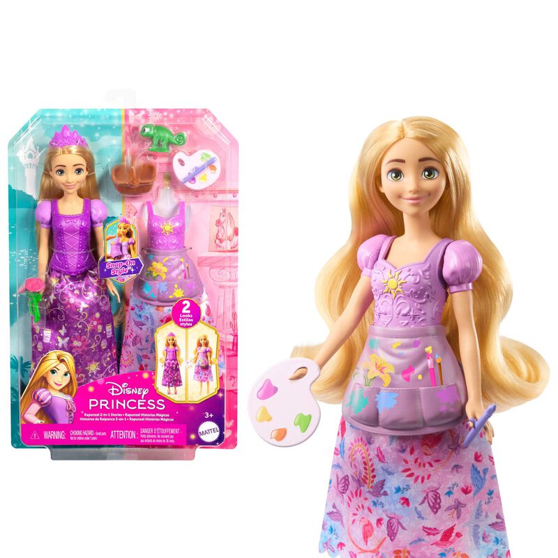 Mu&ntilde;eca Moderna Mattel Disney Princess Rapunzel ... image number null