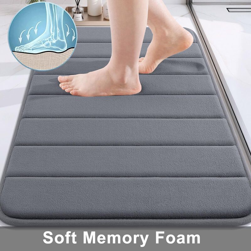 Alfombra De Ba&ntilde;o Buganda 61 &times; 41 cm Espuma Visc... image number null