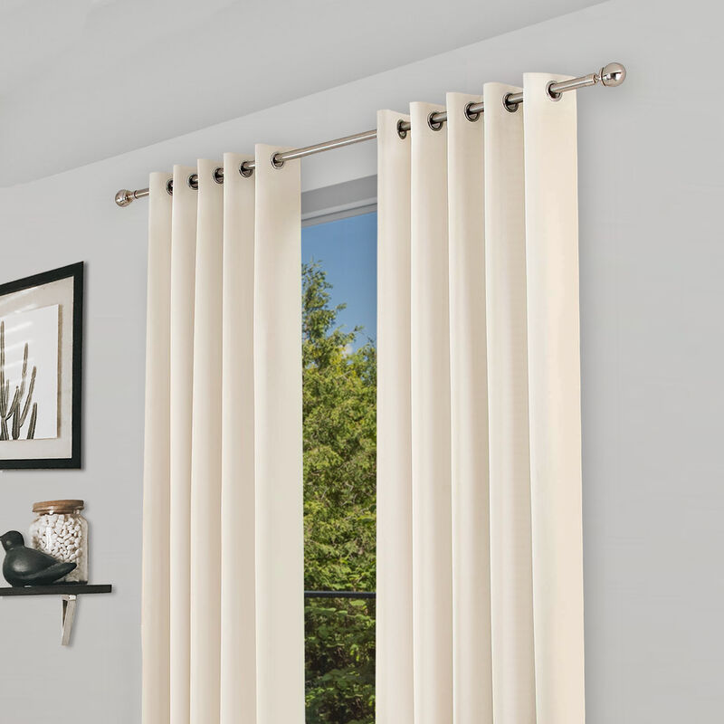 Cortina Beige Blackout Gruesa Ventana 274 X 213... image number null