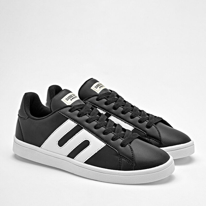 American Fire Tenis urbano para hombre negro bl... image number null