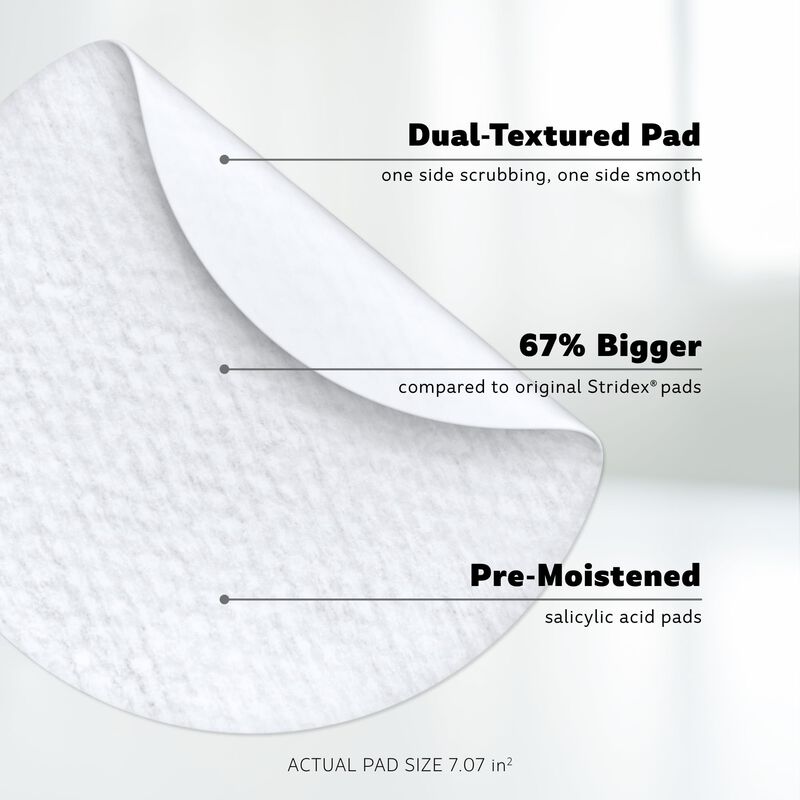 Tratamiento Para El Acn&eacute; Pads Stridex Xl Para R... image number null