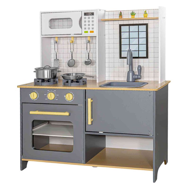 Cocina Cocinita Infantil Madera Ni&ntilde;os Moderna A... image number null