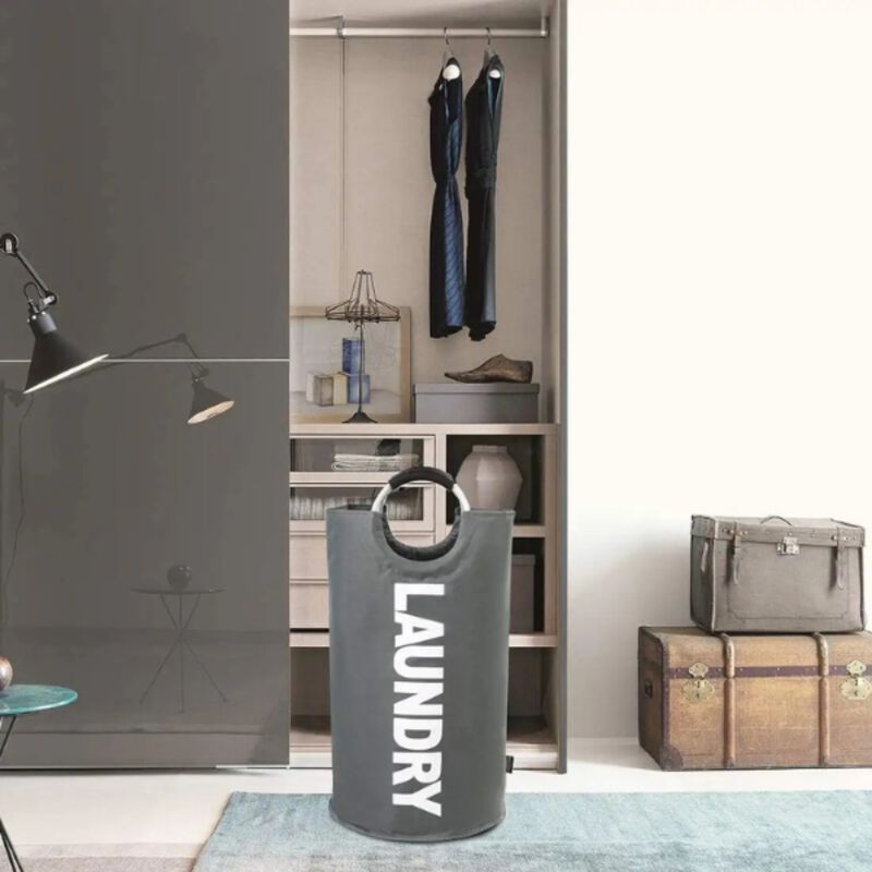 Cesto de Ropa Sucia Plegable con Tela Oxford co... image number null