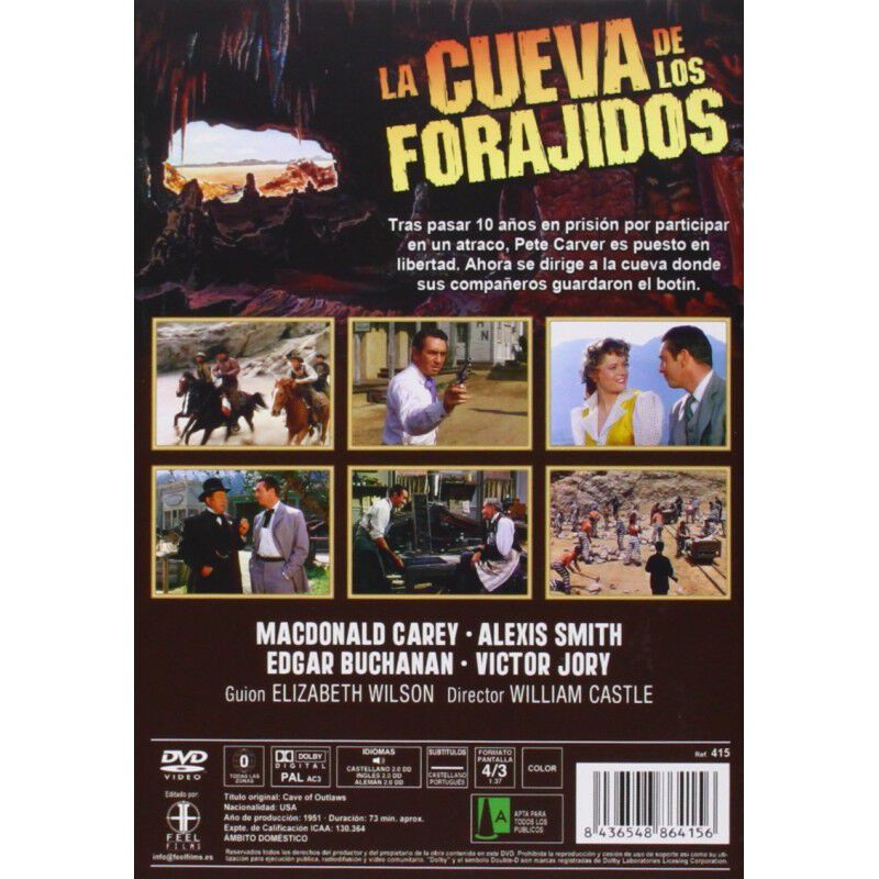 La Cueva De Los Forajidos (dvd) 1951 image number null