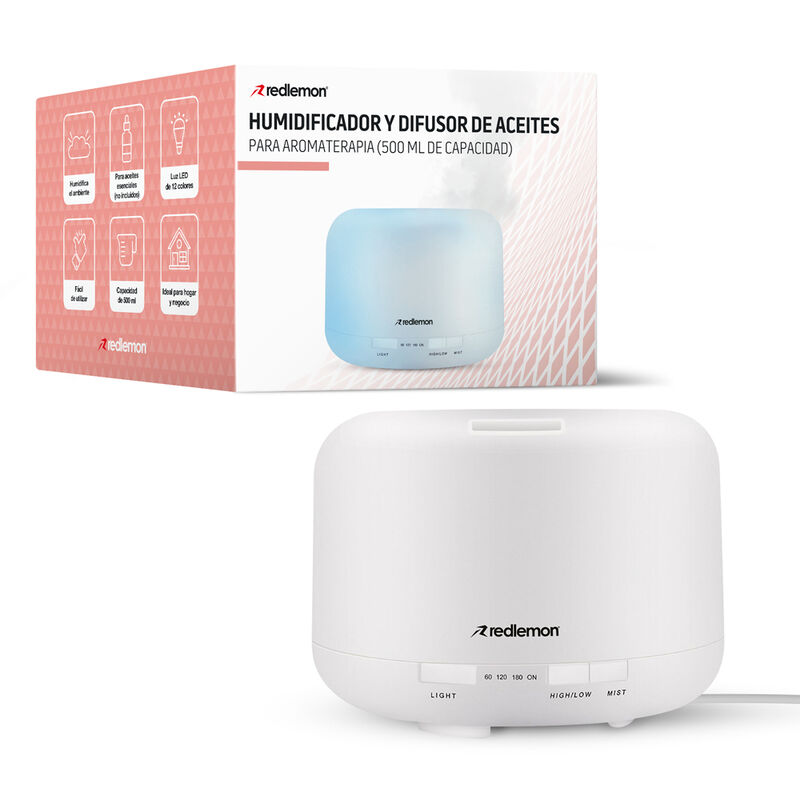 Humidificador Difusor de Aceites Esenciales 500... image number null
