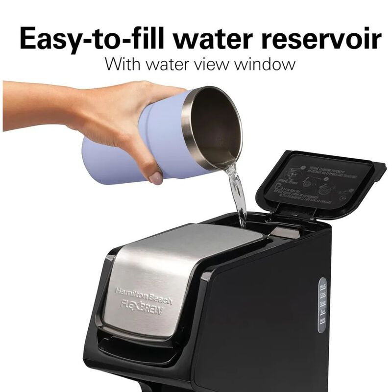 Cafetera Hamilton Beach Flex Brew 2 Modos De Pr... image number null