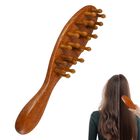 Cepillo De Cabello Giococo 25 cm De Madera Con Dientes Anchos Para Masaje