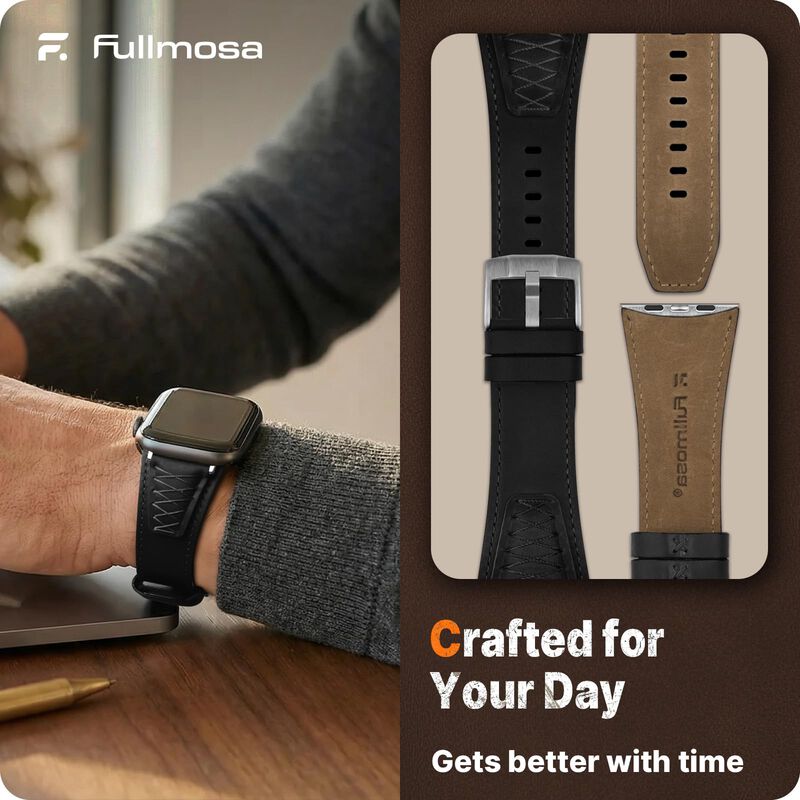 Correa Fullmosa de Cuero para Apple Watch 49/46... image number null