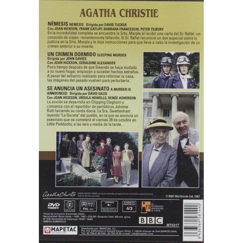 Agatha Christie. Seis Misteriosos Casos [dvd] image number null