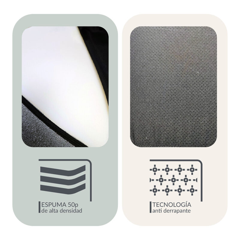 Sill&oacute;n Espuma Alta densidad STOVA Medium Grey 1... image number null