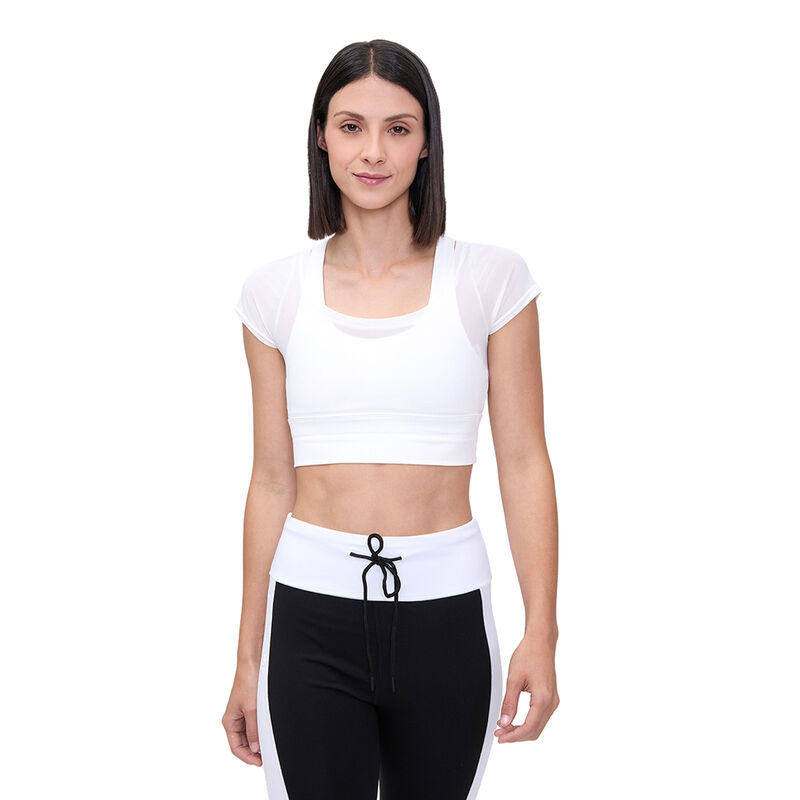 Playera Deportiva Wilson para mujer BLANCO EG image number null