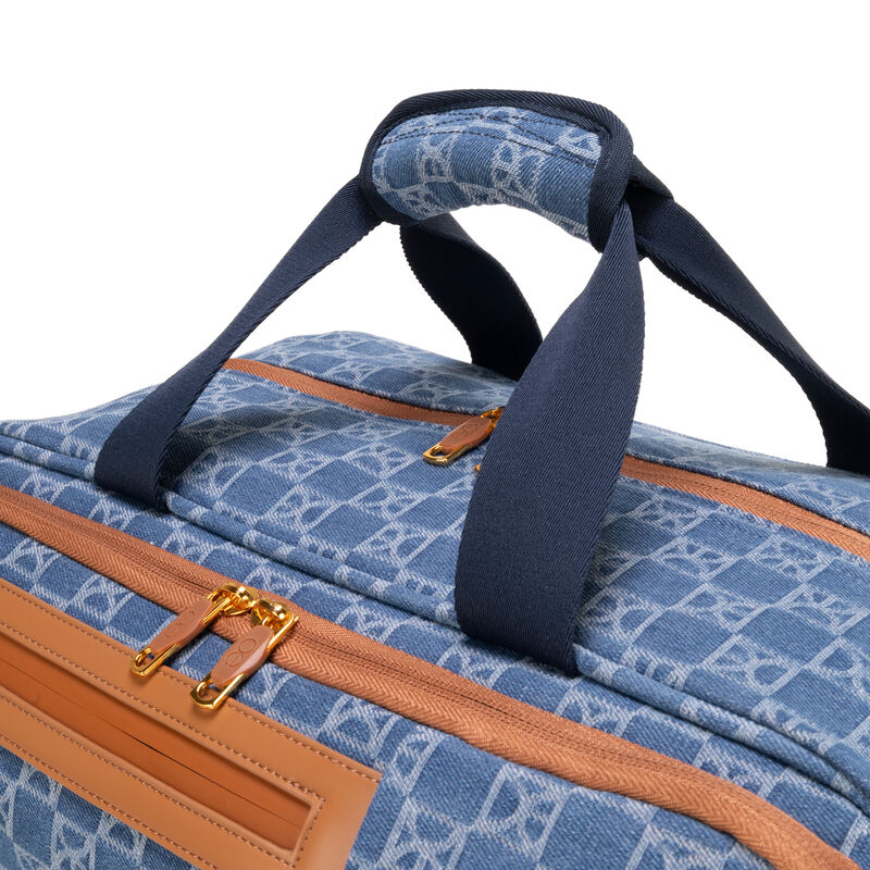 Duffle Bag Grande Con Rubber Color Azul image number null