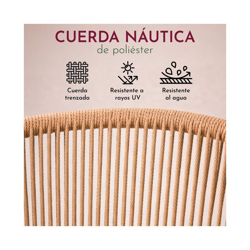 Set Jardin Exterior 2 Sillones Con Mesa Diseno ... image number null