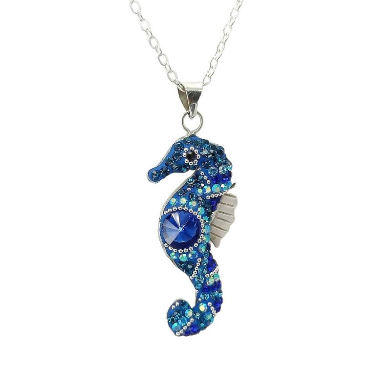 Set Collar y Aretes Seahorse Zvezda 0.925 Mujer image number null