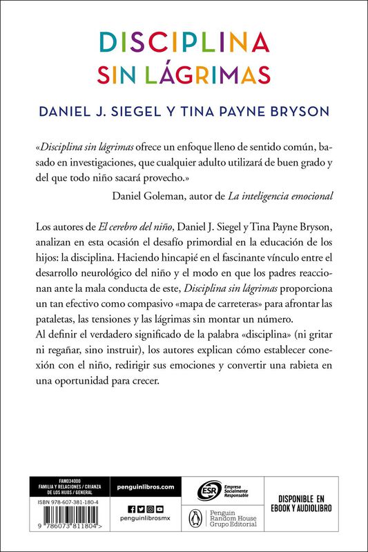 Disciplina Sin L&aacute;grimas, De Siegel Daniel J., B... image number null
