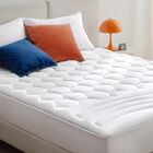 Cubrecolch&oacute;n Bedsure King, Acolchado Y Ajustado, Blanco
