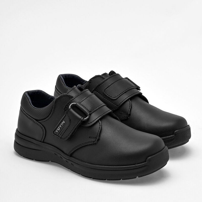 Yuyin Zapato Escolar Para Ni&ntilde;o Negro Cod 128485... image number null