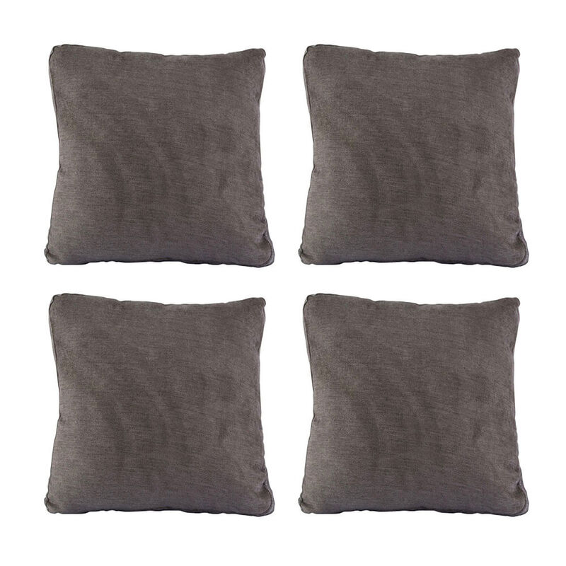 Set de 4 Cojines Dicasa ZitaOne Gris Oscuro image number null