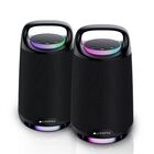 Kit Bocinas Vulkano Alienpro 2 Pack TWS 80W RMS Luces RGB