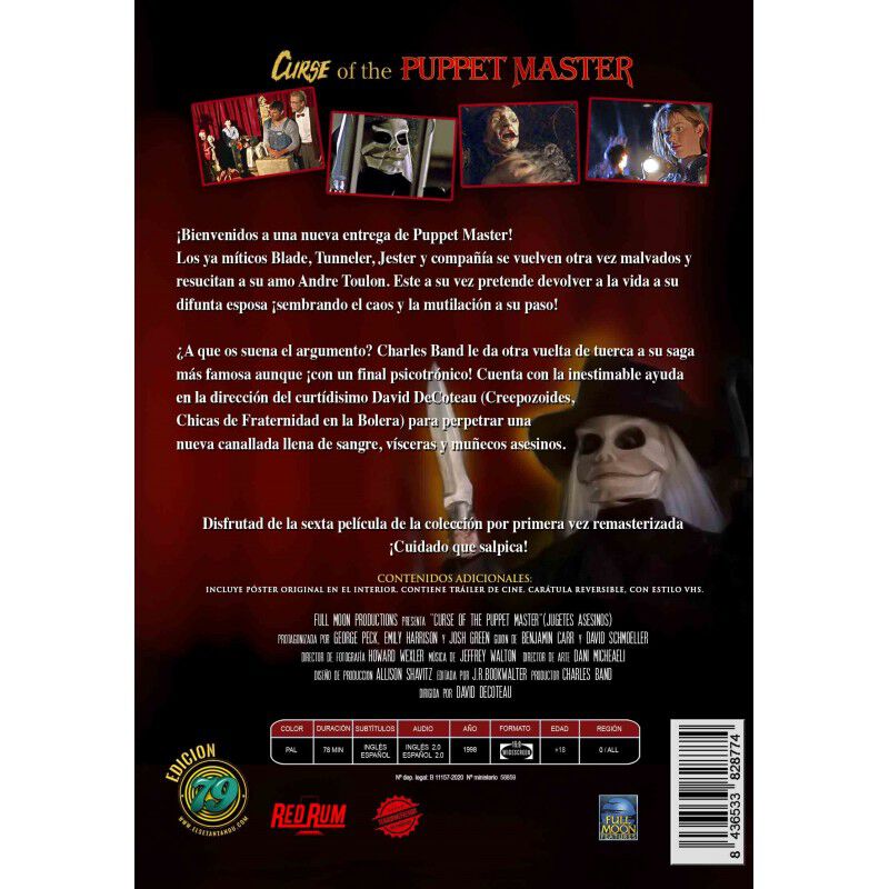 Puppet Master 6: La Maldici&oacute;n Del Maestro De La... image number null