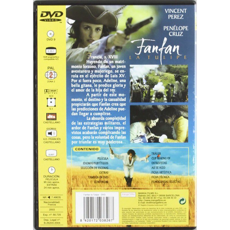 Fanfan La Tulipe [dvd] (2003) image number null