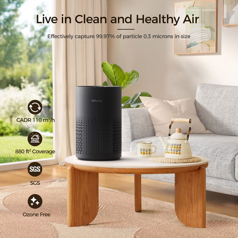 Purificador De Aire Purivortex Ac400 Negro Para... image number null
