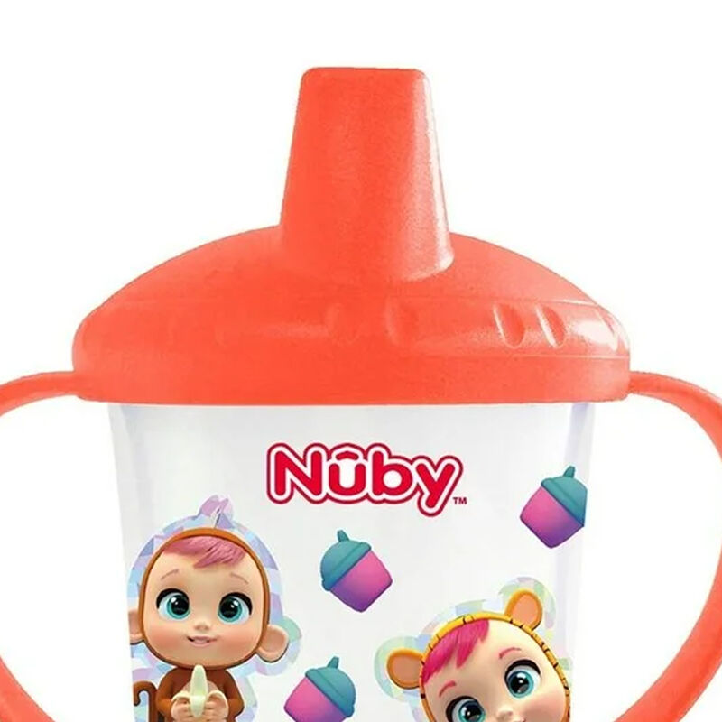 Taza Entrenadora Nuby Beb&eacute;s Llorones 8oz Naranj... image number null