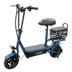 Scooter El&eacute;ctrico Con Asiento, Color Azul
