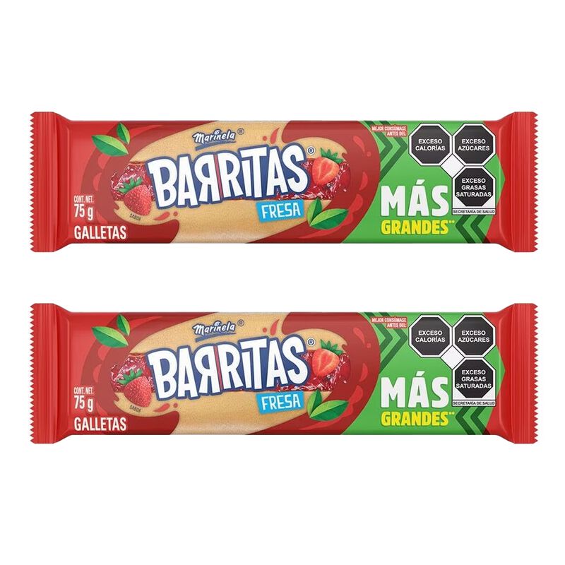 2 Barritas De Fresa 2p 75g image number null