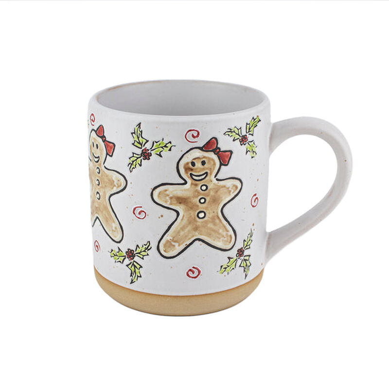 Taza De Cer&aacute;mica Navide&ntilde;a "mu&ntilde;eca De Jengibre" ... image number null