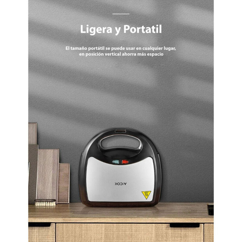 Sandwichera Placas Intercambiables Aicok Ak-A01... image number null