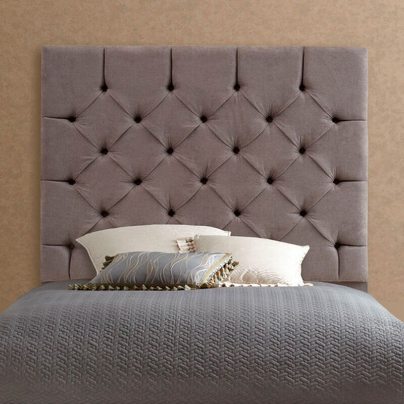 Cabecera Individual Dicasa Capri Gris Oscuro image number null