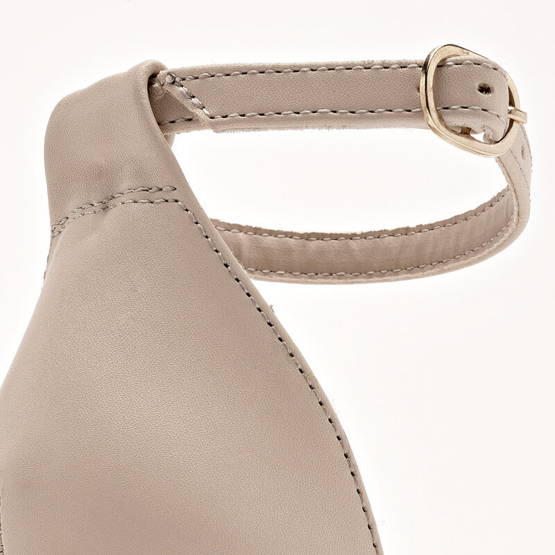 Lady Paulina Zapatilla Abierta Para Mujer Beige... image number null