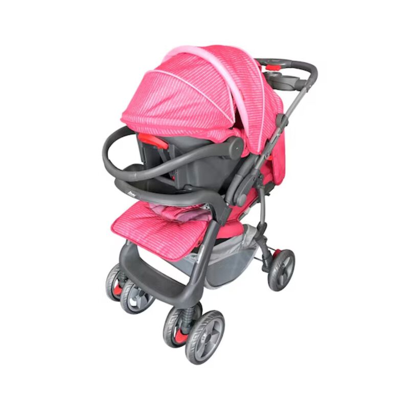 Carriola D Beb&eacute; Travel System Aventura Rosa image number null