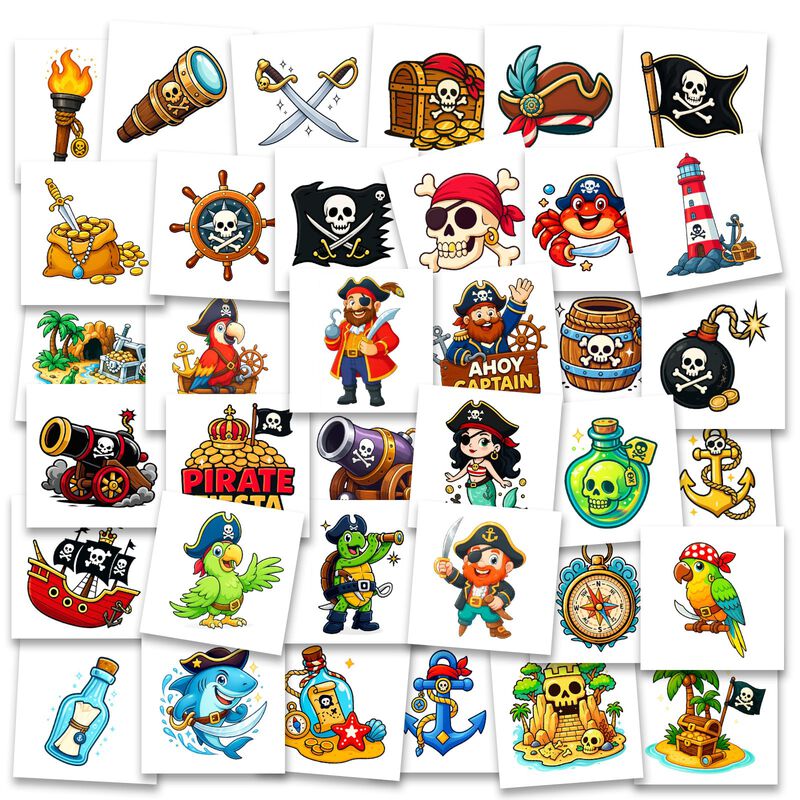 Tatuajes Temporales Ozepao 100 Piezas 5 cm Tema... image number null