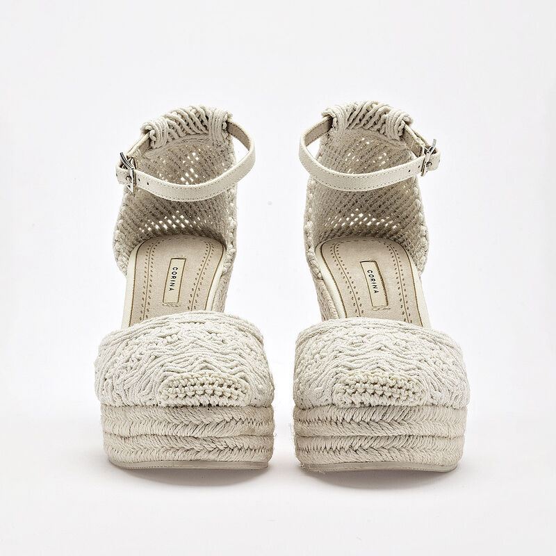 Corina alpargata cu&ntilde;a para mujer beige cod 1419... image number null