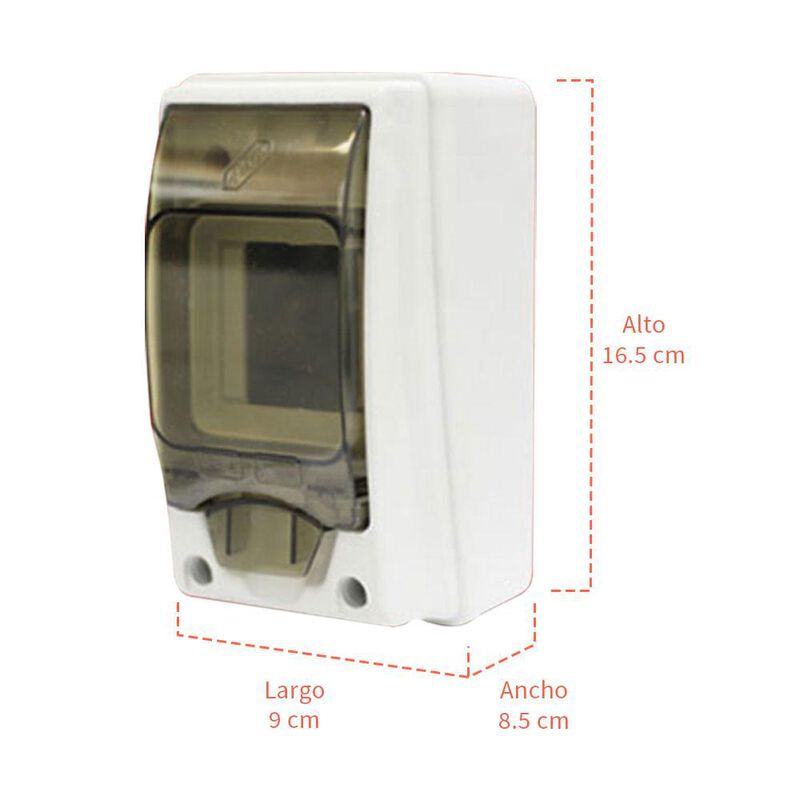 Centro de carga policarbonato 2-3 ventas image number null