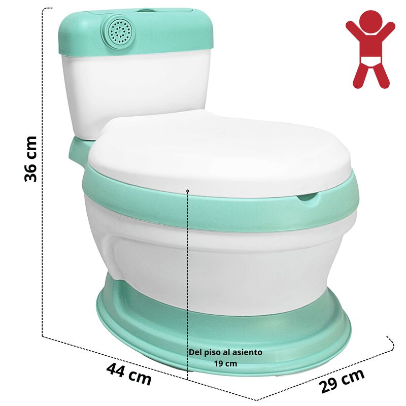 Ba&ntilde;o Entrenador para Ni&ntilde;os con Sonido de Descar... image number null