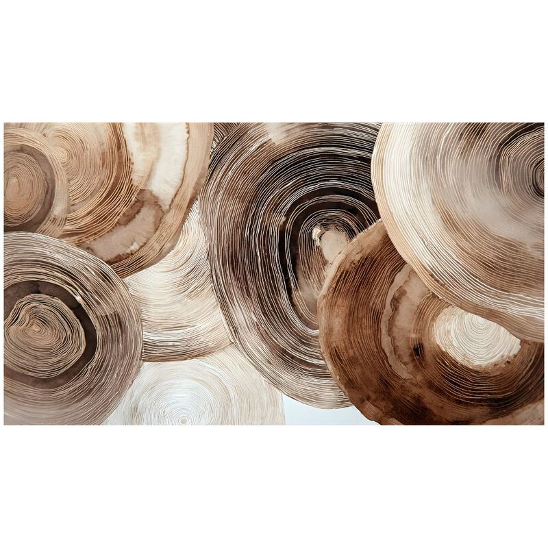 Cuadro Decorativo Geom&eacute;trico 90x122cm Anillos O... image number null